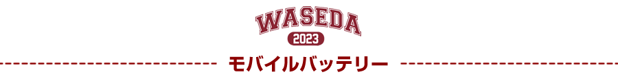 モバイルバッテリー｜2023早稲田大学ご卒業記念品・ご入学記念品：名入れグッズ特集