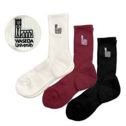 大隈講堂刺繍オリジナルソックス 大隈講堂刺繍オリジナルソックス