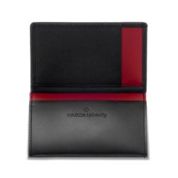 "Black & Red" 牛革製 名刺入れ "Black & Red" 牛革製 名刺入れ