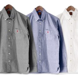 大隈銅像シルエットワンポイントBDワイシャツ 大隈銅像シルエットワンポイントBDワイシャツ|早稲田グッズ