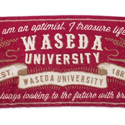 今治産ヴィンテージブランケット(S)<br />4,850円 今治産ヴィンテージブランケット(S)|早稲田グッズ